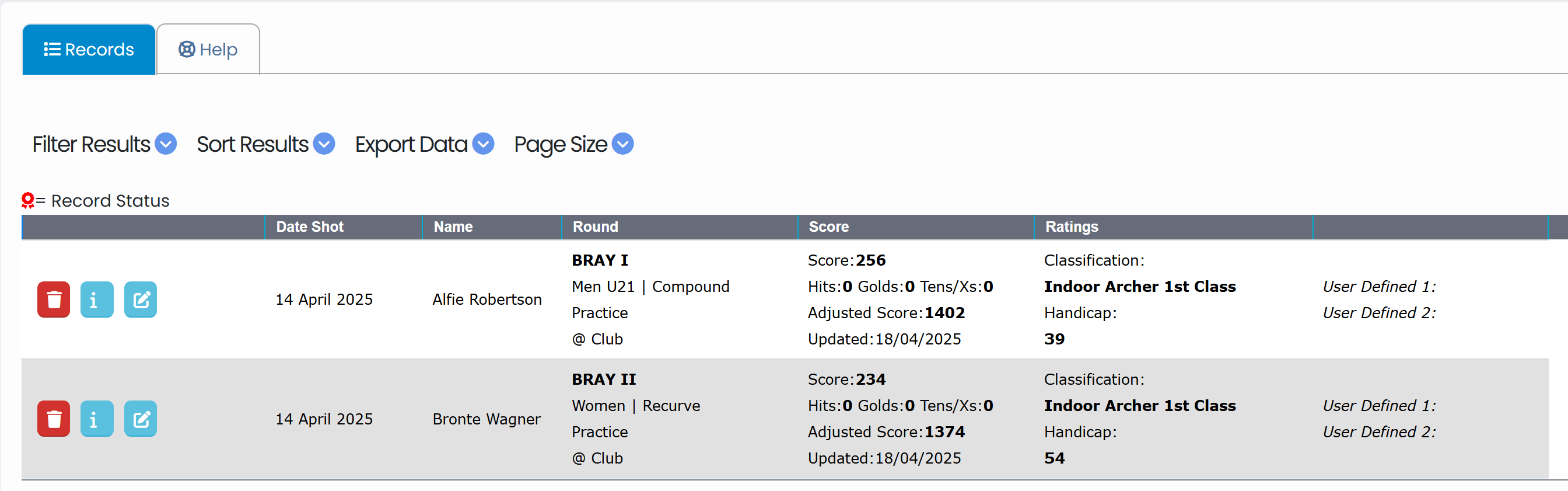 latest scores