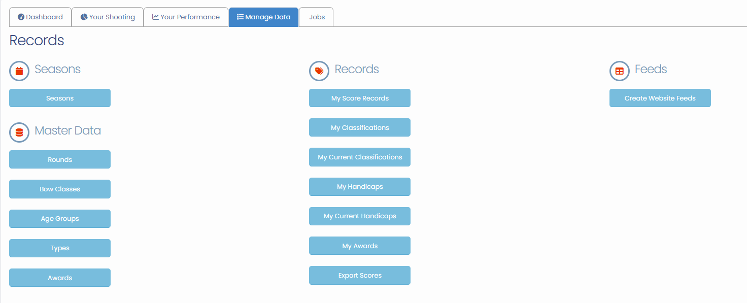 manage data